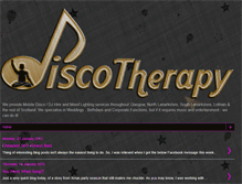 Tablet Screenshot of discotherapy.blogspot.com