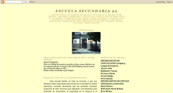 Desktop Screenshot of escuelasecundaria92.blogspot.com