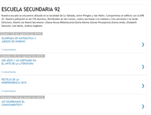 Tablet Screenshot of escuelasecundaria92.blogspot.com