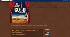 Desktop Screenshot of ourcountrysgoodontour.blogspot.com