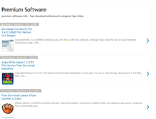 Tablet Screenshot of premium-software.blogspot.com