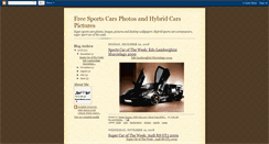 Desktop Screenshot of free-sports-cars-hybrid-photos.blogspot.com