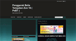 Desktop Screenshot of pebtzon16.blogspot.com