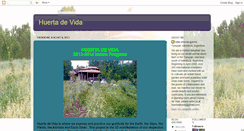 Desktop Screenshot of huertadevida.blogspot.com
