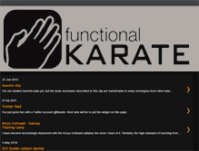 Tablet Screenshot of functionalkarate.blogspot.com