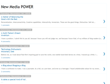 Tablet Screenshot of newmediapower.blogspot.com