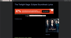 Desktop Screenshot of eclipsesoundtracklyrics.blogspot.com
