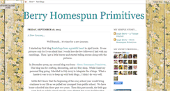 Desktop Screenshot of berryhomespunprimitives.blogspot.com