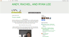 Desktop Screenshot of andyrachellee.blogspot.com