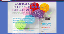 Desktop Screenshot of congresoseslc2011.blogspot.com