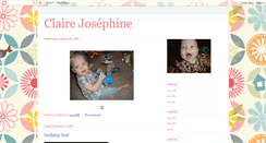 Desktop Screenshot of clairejosephine.blogspot.com