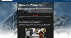 Desktop Screenshot of narmada-parikrama.blogspot.com