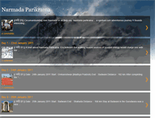 Tablet Screenshot of narmada-parikrama.blogspot.com