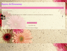 Tablet Screenshot of mujeresdelkrasiamay.blogspot.com