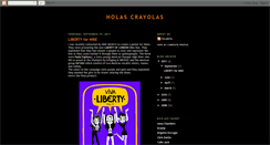 Desktop Screenshot of holascrayolas.blogspot.com