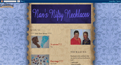 Desktop Screenshot of nansniftynecklaces.blogspot.com