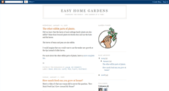 Desktop Screenshot of easyhomegardens.blogspot.com