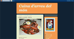 Desktop Screenshot of cuinadelmon.blogspot.com