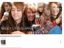 Tablet Screenshot of mileycyrusargentinaofficial.blogspot.com