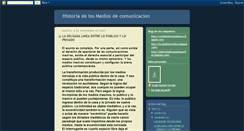Desktop Screenshot of historiamediosdecomuniacion.blogspot.com