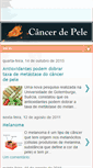 Mobile Screenshot of cancer-de-pele.blogspot.com