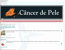 Tablet Screenshot of cancer-de-pele.blogspot.com