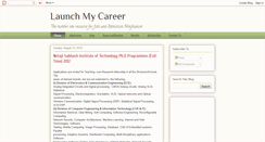 Desktop Screenshot of launchmycareer.blogspot.com