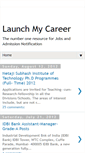 Mobile Screenshot of launchmycareer.blogspot.com