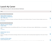 Tablet Screenshot of launchmycareer.blogspot.com