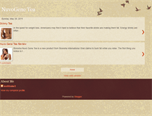 Tablet Screenshot of nuvogene-tea.blogspot.com