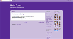Desktop Screenshot of gaijingyaru.blogspot.com