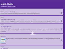 Tablet Screenshot of gaijingyaru.blogspot.com