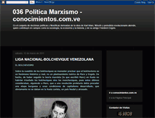 Tablet Screenshot of conocimientos-marxismo.blogspot.com