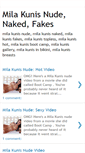 Mobile Screenshot of milakunis-naked.blogspot.com