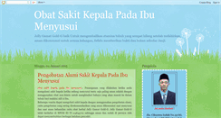 Desktop Screenshot of obatsakitkepalapadaibumenyusui.blogspot.com