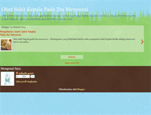 Tablet Screenshot of obatsakitkepalapadaibumenyusui.blogspot.com