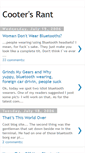 Mobile Screenshot of cootersrant.blogspot.com