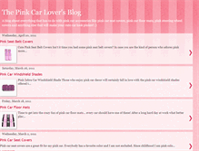Tablet Screenshot of pink-car-seat-covers.blogspot.com