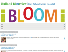 Tablet Screenshot of bloom-parentingkidswithdisabilities.blogspot.com