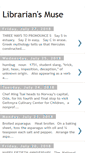 Mobile Screenshot of librariansmuse.blogspot.com
