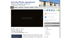 Desktop Screenshot of lincolnpointeapartments.blogspot.com