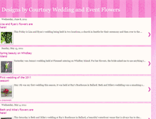 Tablet Screenshot of designsbycourtneyweddingflowers.blogspot.com