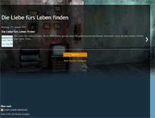 Tablet Screenshot of die-liebe-fuers-leben-finden.blogspot.com
