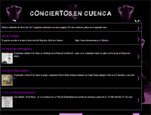 Tablet Screenshot of conciertosencuenca.blogspot.com