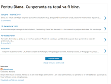 Tablet Screenshot of pentru-diana.blogspot.com