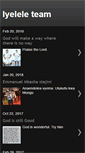 Mobile Screenshot of iyeleleteam.blogspot.com