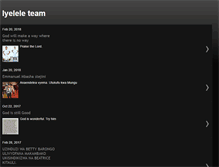 Tablet Screenshot of iyeleleteam.blogspot.com