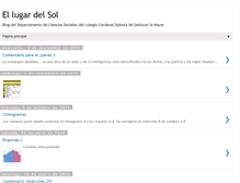 Tablet Screenshot of ellugardelsol.blogspot.com