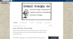 Desktop Screenshot of granddesignco.blogspot.com