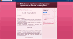 Desktop Screenshot of davidausubelaprendizajesignificativo.blogspot.com